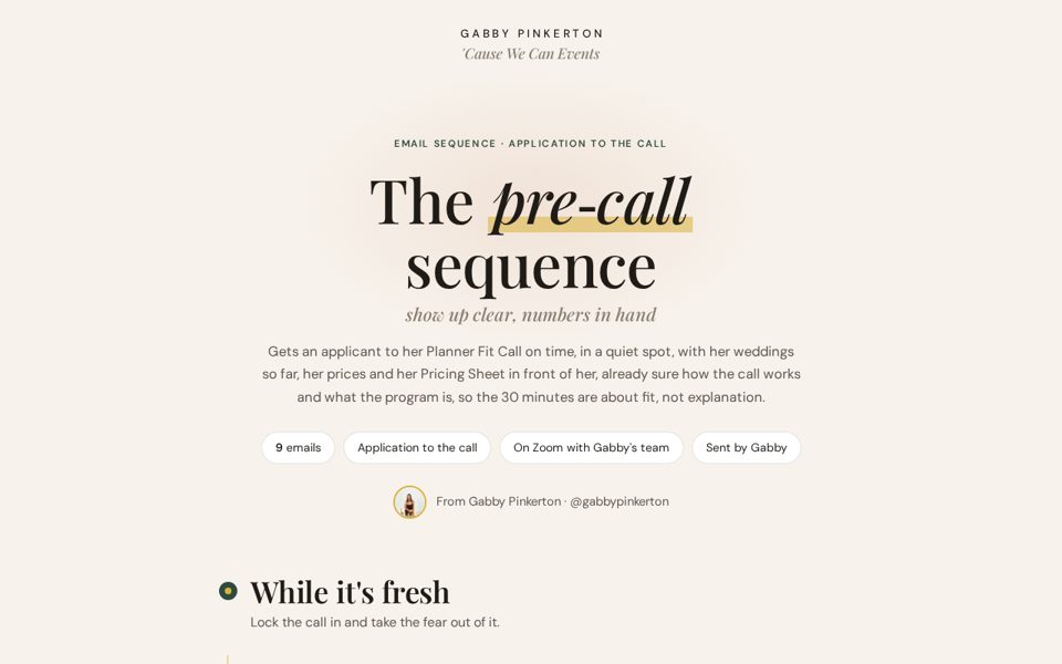 Pre-call preview